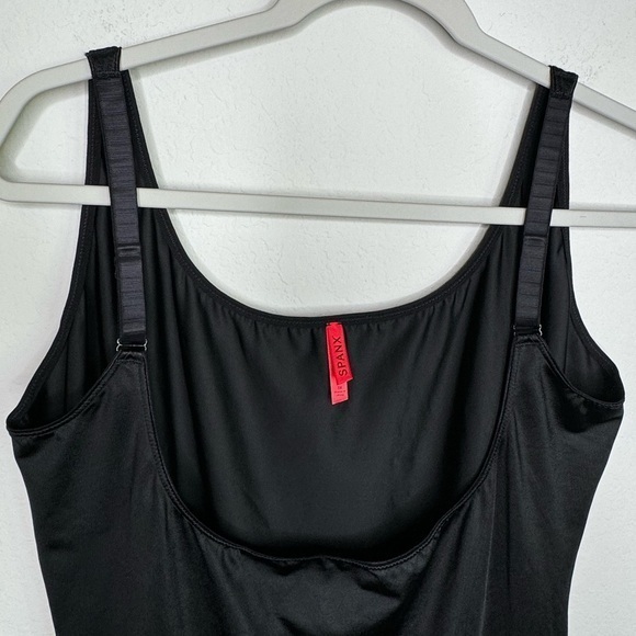 Spanx Women's‎ Simplicity Slimming Open Bust Mid-Thigh Bodysuit- Sz 3X - Picture 3 of 6
